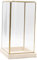 COOPHYA Retro Glasdisplay Box Transparentes Aufbewahrungs und Deko Objekt für Pflanzen und Schmuck Glasvitrine für Sammlerstücke und Vielseitig