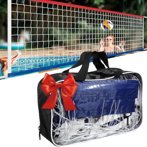 Filet Volley Piscine,Filet De Volley pour Piscine,Filet Volley Piscine,Équipement De Sport Résistant pour La Natation, Adjustable Sports Accessory for and Adults Outdoor Garden Family Party