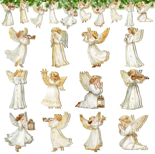 Baumschmuck Weihnachten, krippe anhänger, Weihnachtsbaum Engel, Jesus Ornament weihnachtskrippe, Weihnachtsschmuck, für Weihnachtsbaum, Autodekoration (A)