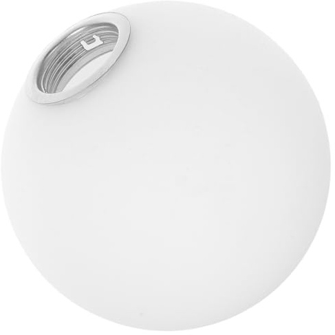 DIYEAH Abat-Jour Globe En Verre DéPoli 10Cm E14 Couvercle De Remplacement Pour Lampe Globe SphéRique Lustre Suspendu Applique Murale ÉClairage IntéRieur