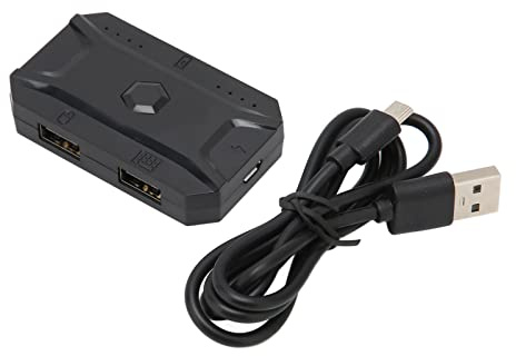 BONKZEBU M1 Pro Tastatur-Maus-Konverter, 5.0-Adapter mit Cloud-Mapping-Technologie, APP-Bedienung für HarmonyOS, USB-Aufladung für Gamer