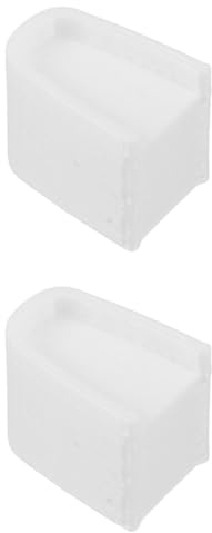 HOMSFOU 2pcs Dimmer Switch Knob Replacement White Sliding Light Switch Dimmer Knobs for Wall Compatible with Lutron Small Modern Control for Living Room Lighting