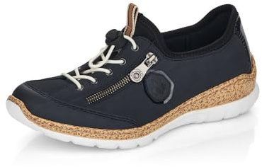 Rieker Antistress Womens Lilac Bungee Lace Shoe