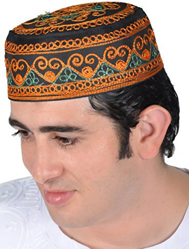 Egypt Bazar Traditionelle Arabische Kopfbedeckung - Araber - Karnevalskostüm/Farbe: schwarz