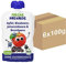 FRECHE FREUNDE Bio Quetschie Apfel, Blaubeere, Johannisbeere & Brombeere, Fruchtmus im Quetschbeutel für Babys ab dem 6. Monat, glutenfrei & vegan, 6-er Pack (6 x 100g)