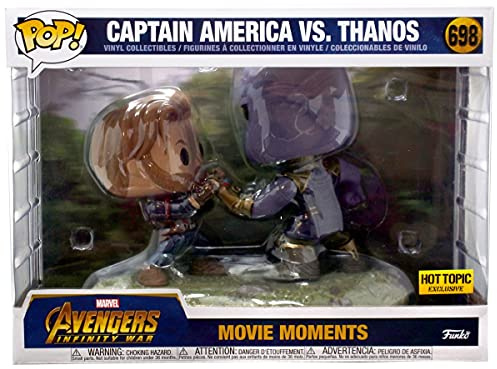 Funko Pop! Marvel Avengers Infinity War Captain America vs. Thanos Movie Moments Exclusive Figure Set