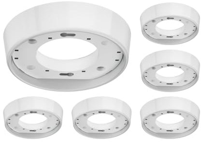 ledscom.de 6 pezzi Plafoniera/porta lampada INEL, bianco, 1x GX53 max. 25W