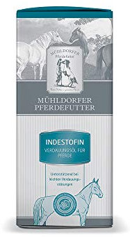 Mühldorfer Indestofin - Verdauungsöl für Pferde mit bei leichten Verdauungsstörungen - rein & natürlich - aus wertvollen Ölen - 100ml