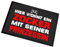 Lieblingsmensch Fußmatte | Türmatte mit Spruch | 60x40cm | Hier wohnt EIN Zocker mit Seiner Prinzessin | für innen und außen | Vorleger für die Haustür/Flur | Geschenk zur ersten Wohnung | Einweihung