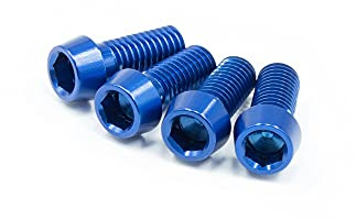 JRC Components Aluminium Bottle Cage Bolts - 4pcs - Blue
