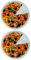 Set di 4 pezzi per la cottura della pizza con supporto per 3 teglie da pizza Ø 31 cm – cottura e goditi contemporaneamente (2 piastre per cottura per pizza