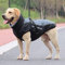 Nyescasa Hundemantel Winter Hundebekleidung Wasserdicht Hundejacke mit Geschirr, Reflektierend, Einstellbar Hunde Winterjacke 3XL für mittelgroße und große Hunde, Outdoor-Sport Winddichte Hundeweste
