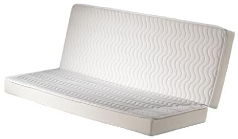 Vente-unique-Matratze für Schlafsofa Klappsofa - 1 Zone - Härtegrad 2-130 x 190 cm - Stärke 14 cm - Friend