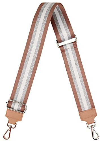 Ever Bloom Designer Verstellbarer 5CM Schultergurt, verschiedene Farbe, Breiter Taschengurt Schulterriemen für Handtasche Umhängetasche, DIY Zubehör für Tasche, Jiandai Farben:Altrosa