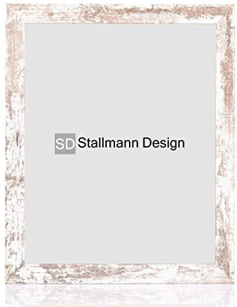 Stallmann Design Bilderrahmen 'Reno' | Größe: 70x70cm | Farbe: Vintage | 40 mm starke Rahmen-Breite