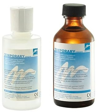 Resina dentale per provvisori, ponti,denti,corone A2, A3, A3.5 Major 100g +100ml (A3)