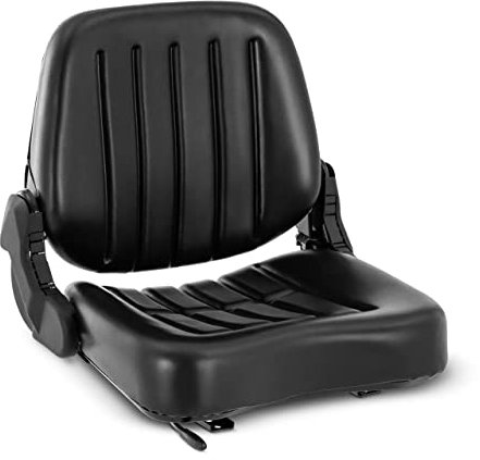 hillvert HT-RUNDLE-14 Siège de tracteur 42 x 40 cm ajustable Siège de tracteur agricole Fauteuil de tracteur Siège de micro tracteur Siège charriot élévateur