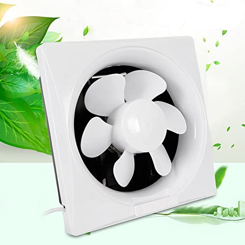 JAYEUW Wandventilator Abluftventilator leiser Ventilator für Küche WC Badezimmer 200/300mm Weiß (200mm(8inch))
