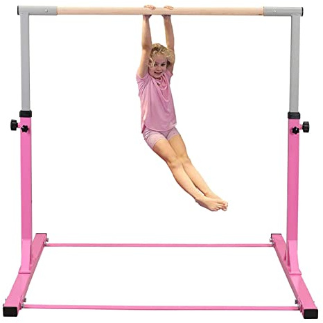 Sbarra Orizzontali Ginnastica Artistica Palestra Regolabile in Altezza giardino sbarra da ginnastica per bambini Attrezzatura da competizione
