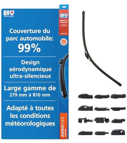 Quinton Hazell Aeroflex Ersatz-Multi-Fit-Frontscheibenwischerblatt, 18 / 457 mm