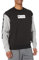 Champion Felpa da uomo in pile di peso medio, felpa pullover da uomo, felpa con logo da uomo, Nero/Grigio Opaco, Small