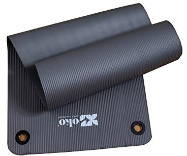 Yogamatte mit Ösen - 0.8mm dick - Ideal für Yoga- und Fitnesstrainings !