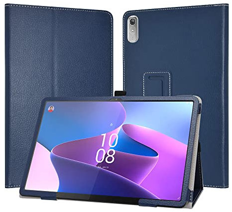 JRTAL Custodia per Lenovo Tab P11 PRO 2nd Gen, PU Pelle Slim Flip Case Cover Protettiva Pieghevole Stand Cover per Lenovo Tab P11 PRO (2nd Gen) TB132FU 11.2 Tablet - Blu Scuro