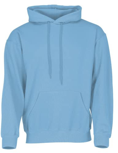 Fruit of the Loom Classic Kapuzen-Sweat + GRATIS MyShirt Stoffbeutel, Farbe:Pastellblau + GRATIS MyShirt Stoffbeutel, Größe:L
