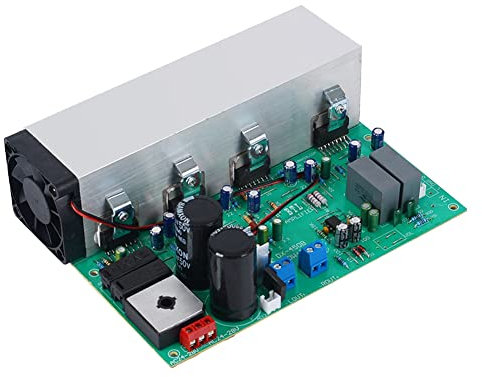 Yklhsocneg 1 Stück TDA7294 PRO Verstärkerplatine Luftgekühlte HiFi Audio Verstärkerplatine 2.0 Kanal 200W Kunststoff