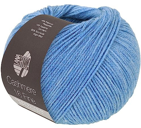 LANA GROSSA Cashmere 16 Fine | Aus Kaschmir- und Merinowolle | Handstrickgarn aus 80% Schurwolle (Merino extrafine), 10% Kaschmir & Polyamid | 50g Wolle zum Stricken & Häkeln | 320m Garn FB 52