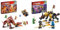 LEGO 71793 NINJAGO Wyldfires Lavadrache Fabelwesen verwandlungsfähiges Spielzeug & 71790 NINJAGO Jagdhund des kaiserlichen Drachenjägers