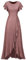 Berylove Women's Pink Sequined Formal Party Dress - Maxi, XXL, Short Sleeve, Boat Neck, Mid Waist, Ruffled Hemline - Wedding, Party, Evening/Black-tie Occasion