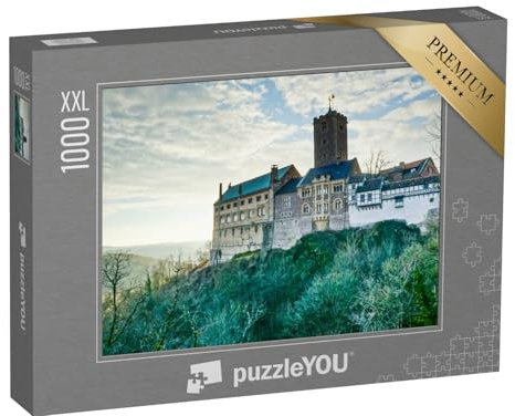 Puzzle 1000 Teile XXL „Wartburg, Eisenach, UNESCO-Weltkulturerbe“ – aus der Puzzle-Kollektion Deutschland