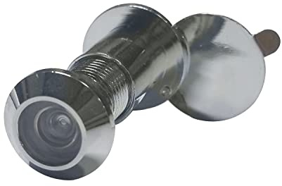 VASALAT 4035 Türgucker ø 12 mm, Weitwinkel 170°, TS 31-57 mm, Messing verchromt,