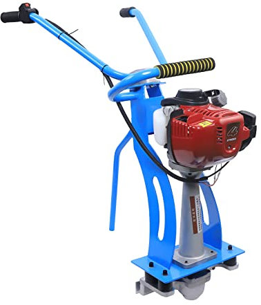 LANNADD 4-Takt Benzin Betonrüttler, 35.8cc Zement Vibrator Vibrationslineal Estrich Beton Vibrationsmaschine, Nassbeton Vibrationsmaschine Betonverdichter Geeignet für Den Bau