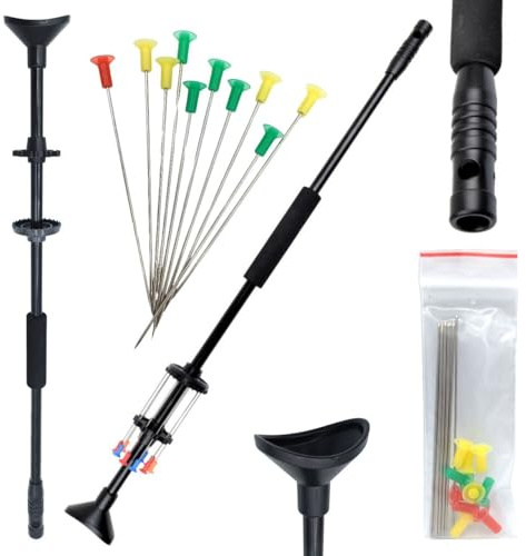 Glac Store Cerbottana Professionale Sportiva 30 24” 18” 12” Pollici in Alluminio Resistente e Resina, Leggera, con Porta dardi e 10 dardi Inclusi