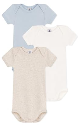 Petit Bateau Unisex Baby Wir Kurzarm-Bodys A0cwy, Variante 1, 6 Monate