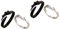 LIFKOME 4 Stück Paar Ringe trendiger Schmuck Engel Teufel Liebhaber Ringe Kostüm ihr valtinstaggeschenke vakentienstagsgeschenk Mode-Ring-Dekor Engel-Teufel-Paar-Ringe Zinklegierung Black
