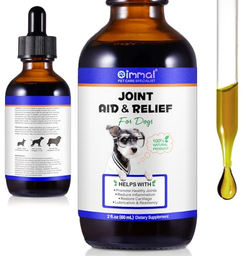 60ml Pain Relief For Dogs,Joint Support Liquid for Dogs, Hip & Joint Care for Dogs, Dog Joint Relief Supplements for Joints Comfort & Mobility Support, Pet Supplement for Older & Stiff Dog