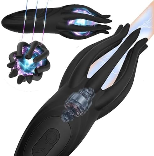 Seckoe Eichelvibrator Elektroschock Gerät Bdsm Reizstromgerät Sexspielzeug Eichel Stimulation Sextoysets Men Estim Sexuelle Elektrostimulation Elektroschocker Sex Elektro Sex e-Stim 7 Penis Vibrator