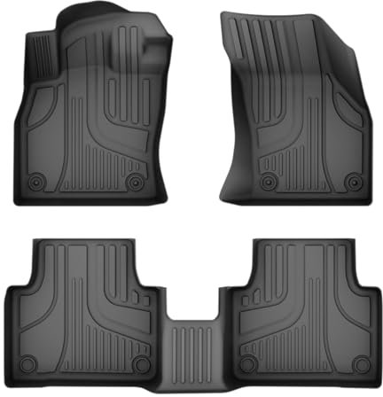Fesuda Gummimatten Auto Set Passend für VW Golf 7 2012-2020, Gummi Fussmatten Auto Gummimatte