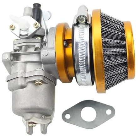 Carburador Gasolina para 43cc 47cc 49cc para Mini Pocket Bike Quad Scooter Desbrozadora ATV Motocicleta Filtro De Aire Pila Carburador Carburador Modificación Carburador