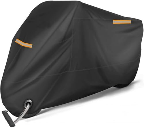 dmksa Motorrad Abdeckplane Compatible für BMW CE 04 (Electric Scooter) Vollständiger Schutz vor Regen Staub und Kratzern,A/Black