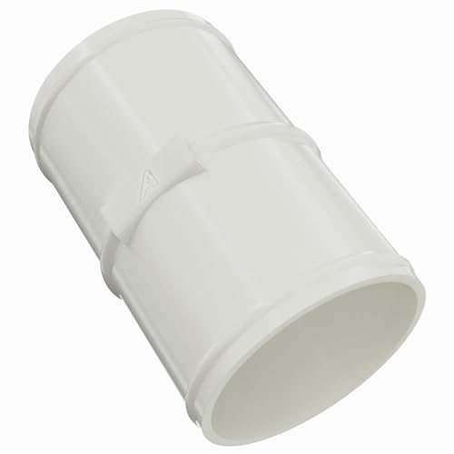 Raccord mâle 100 mm pour conduit PU Blanc