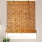Stroh-Raffrollos für den Außenbereich, Terrasse, natürlicher Vorhang für Zuhause, Veranda, Schattierung (50 - 70 %), aufrollbare Sichtschutz-Trennwand, 120 x 500 cm (B x H)