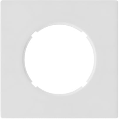 FONTINI - Prise RJ45 Cat6 blanc glossy DOM - Plaque simple blanc