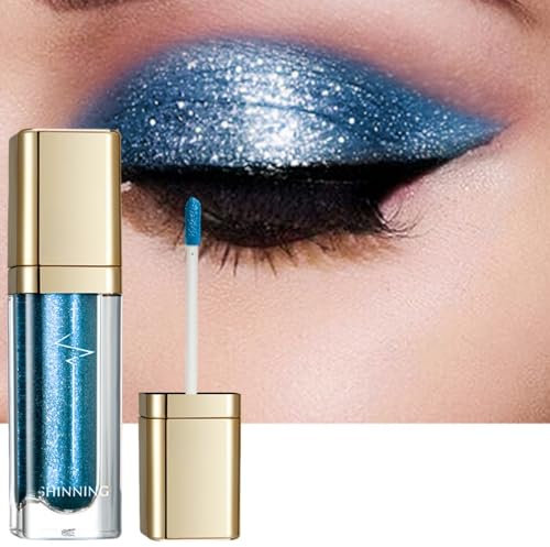 Glitzer Lidschatten,Glitzer Lidschatten Flüssig,Liquid Eyeliner,Lidschattens Stift,Creme Lidschattens Stift,Lidschattenstift Wasserfest