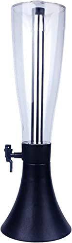 BGFYUSF Dispensador de Cerveza Dispensador de Bebidas con Grifo Dispensador de Cerveza Tipo Torre de 4 l， Dispensador de Cerveza Tipo Torre de sobremesa， Dispensador de，Black