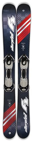 F2 Snowblades Silberpfeil 99cm Set mit Bügelbindung Fun Ski Kurzski