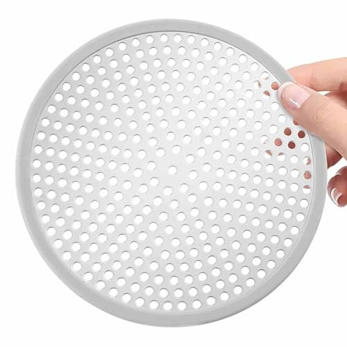 Good Grips Shower Stall Drain Protector, silver, 12 x 12 x 0.1 cm